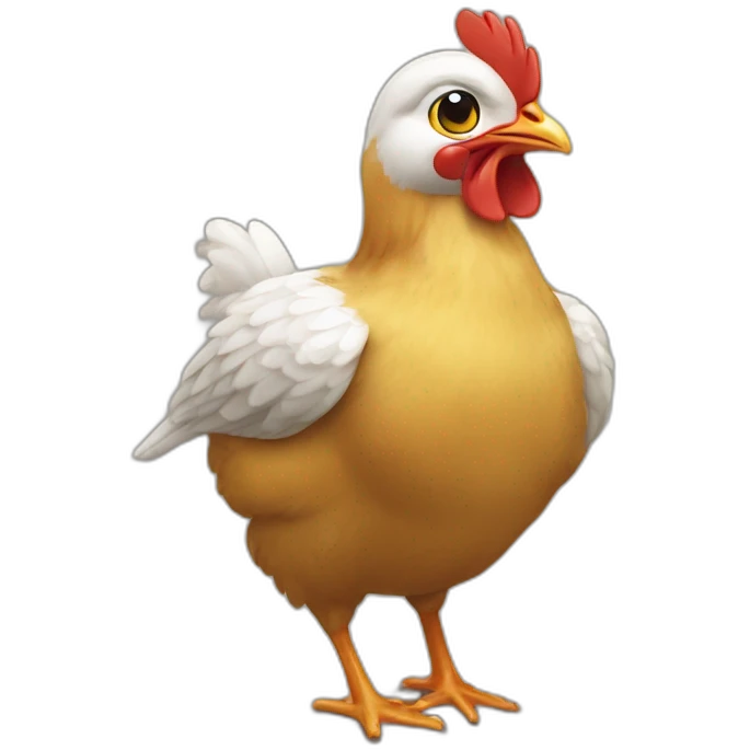 un poussin emoji