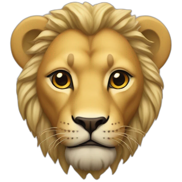 Avestruz León emoji