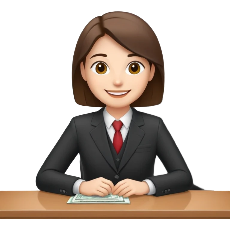 Bank teller emoji