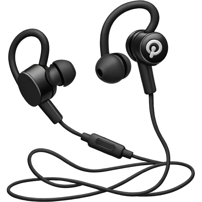 old wired earphones emoji