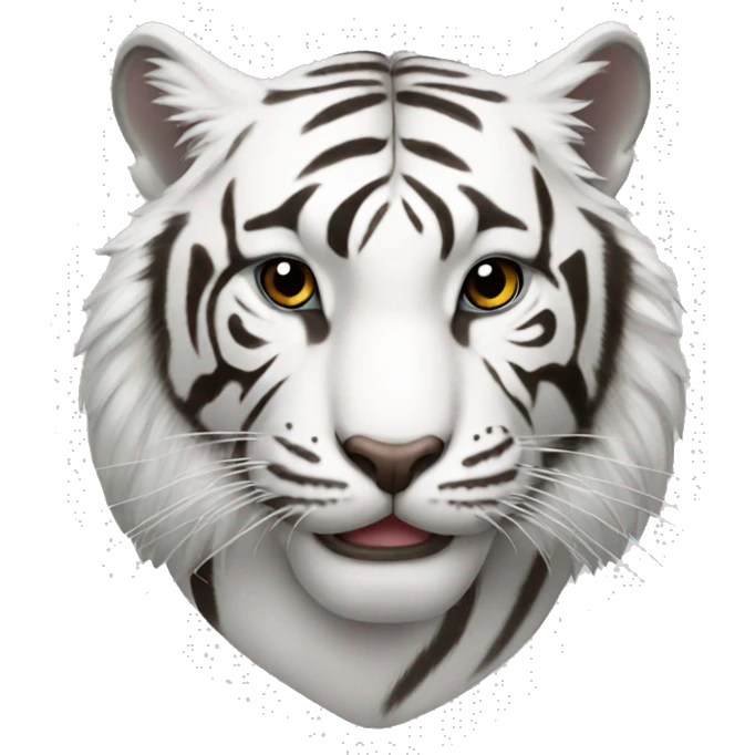 white tiger emoji