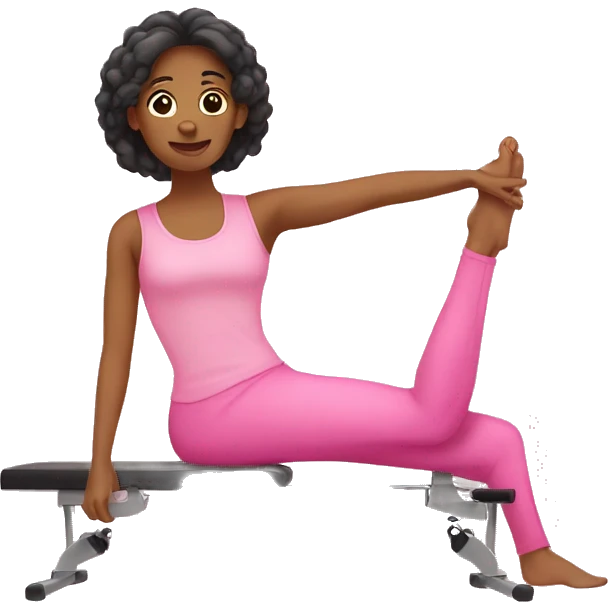 Pink Pilates  emoji