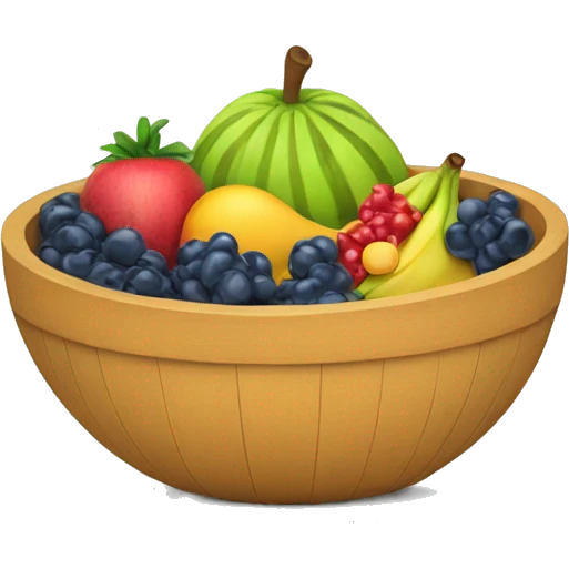 Fruit bowl  emoji