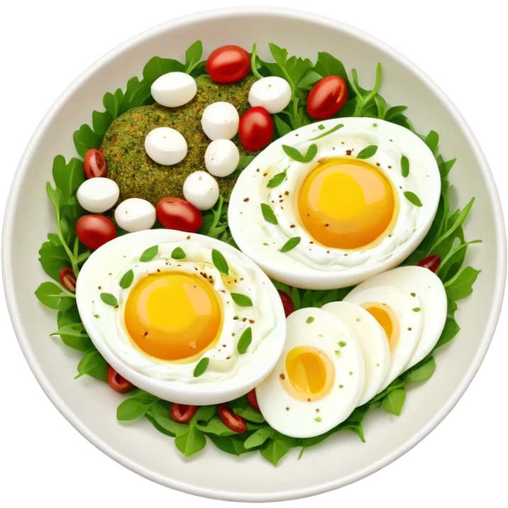 Egg, Labneh and Sumac Salad Bowls
 emoji