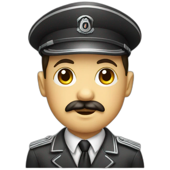 hitler avec son costume emoji