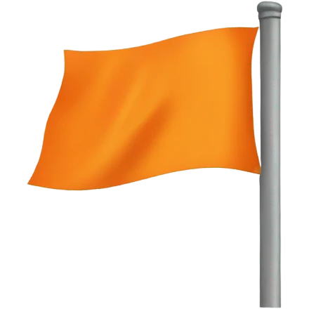 orange flag emoji emoji