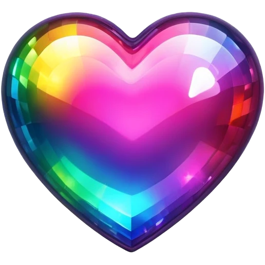 Disco heart emoji