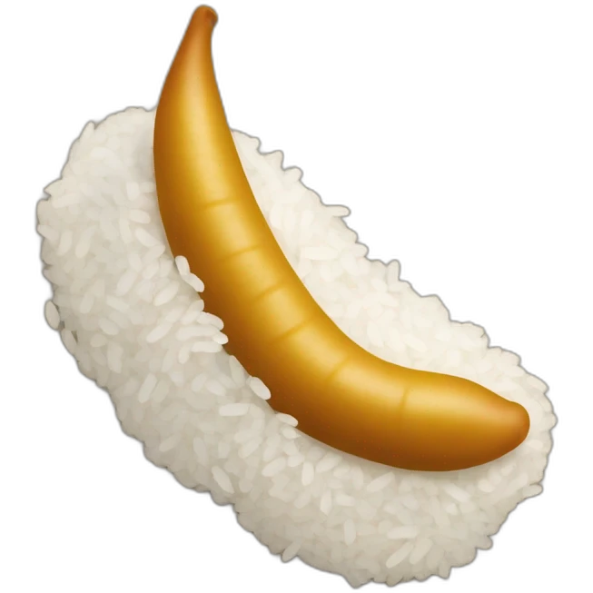 Phallic curry and rice nice emoji