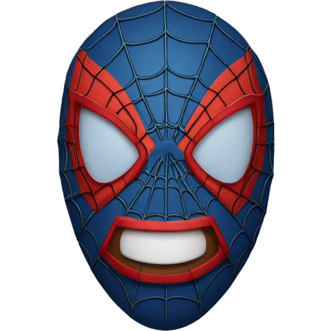 Spiderman-mask emoji