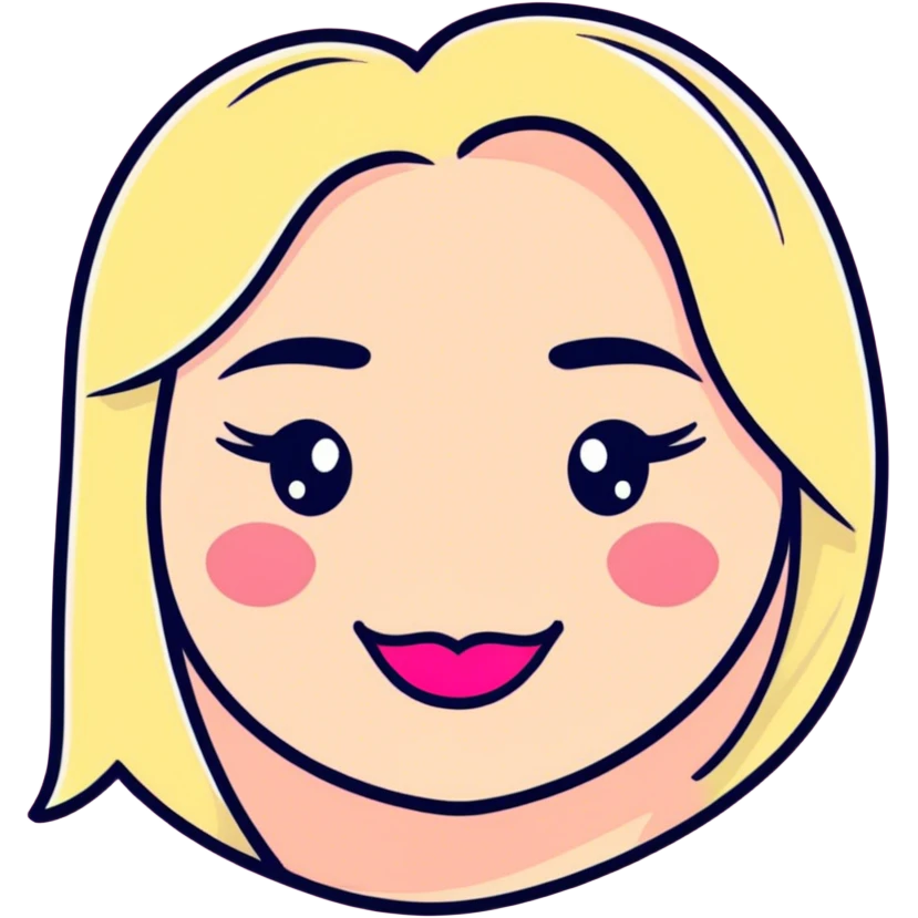 Labios rosados emoji