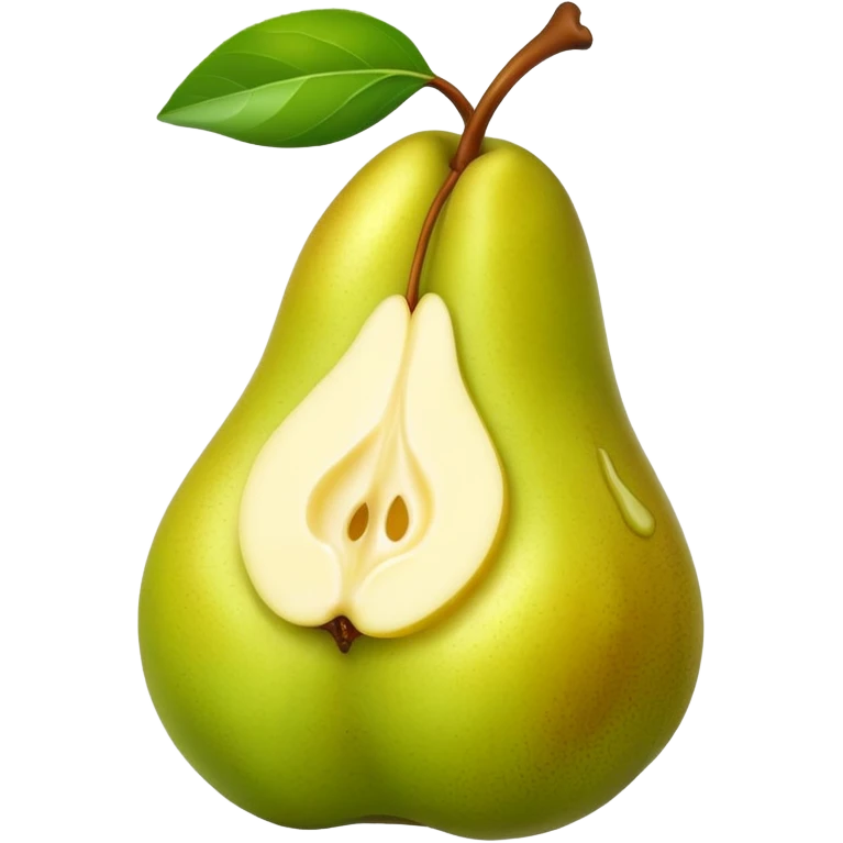 Birne mit Butter emoji