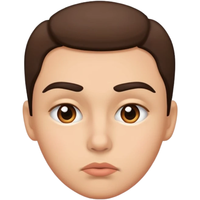 suspicious eyebrows with kissy face emoji