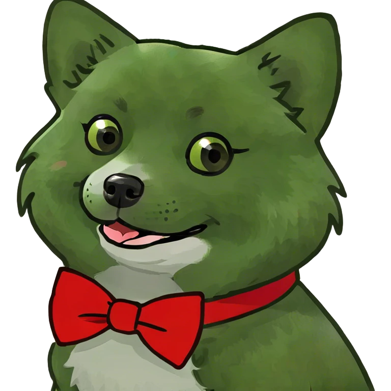 Black little Pomeranian  emoji