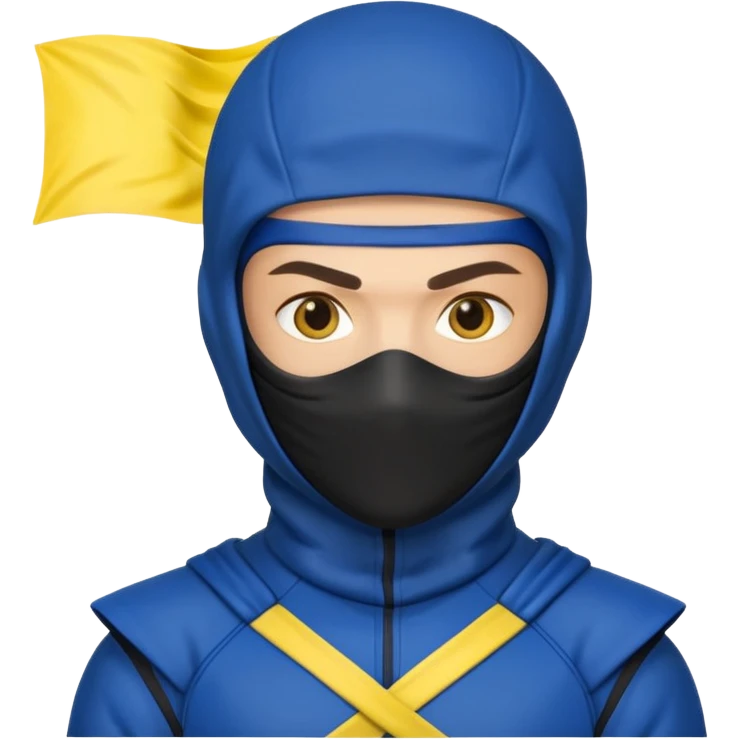 Ukraine, flash, ninja emoji