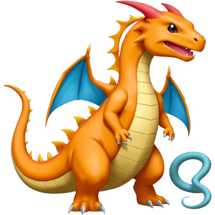 Dragonite-Charizard-Salamence-Salandit-creature (full body) emoji