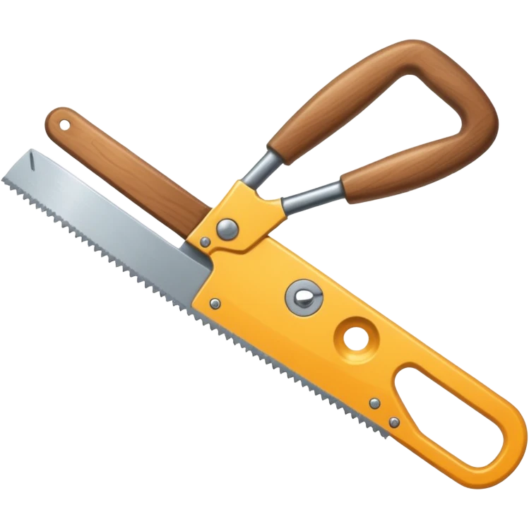 une scie pour couper du bois emoji