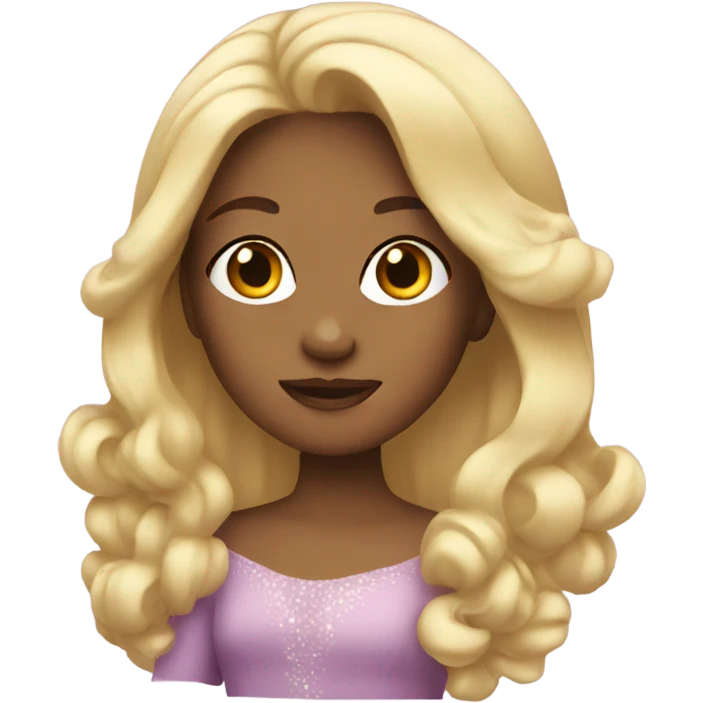 princess with blonde hair emoji
