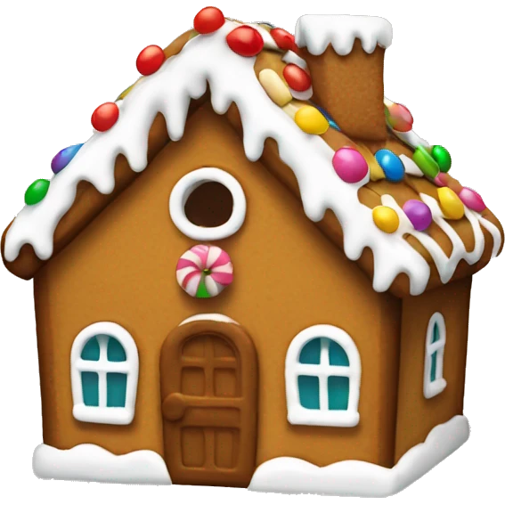Ginger bread house emoji