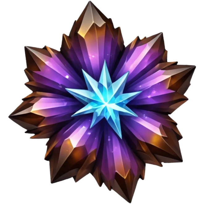 dark brown nebula crystal cluster emoji