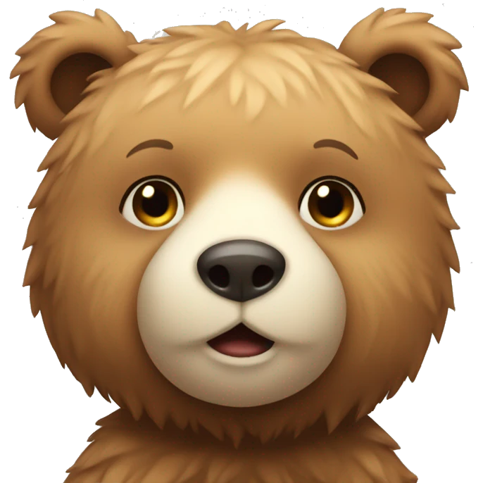 cute bear emoji