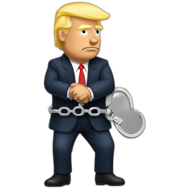 trump-in-handcuffs emoji