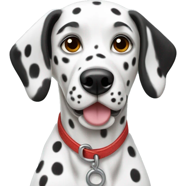 Dalmatian dog emoji