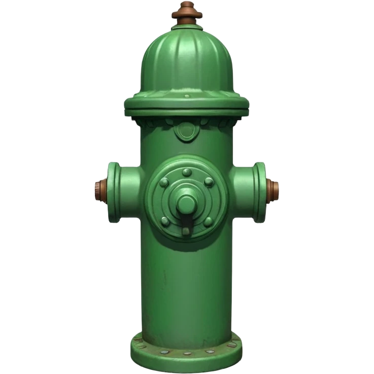 green fire hydrant emoji