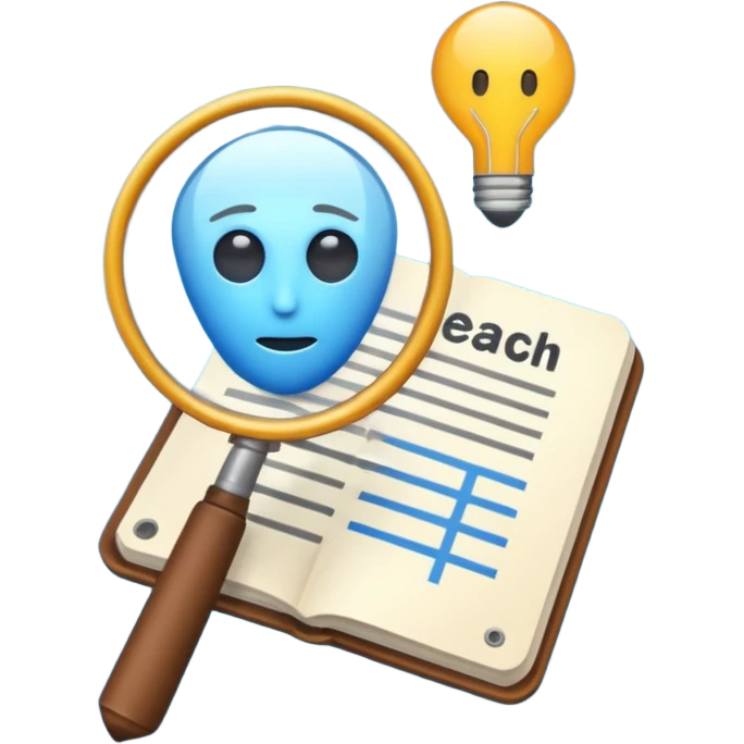 research emoji
