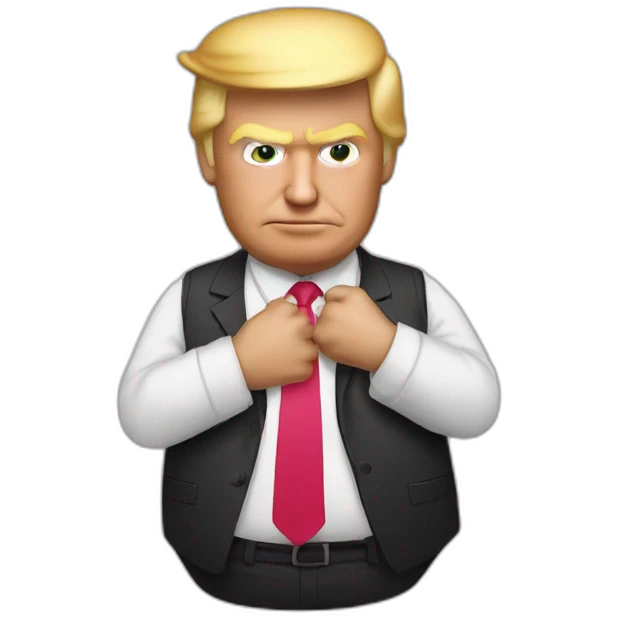donald trump belly emoji