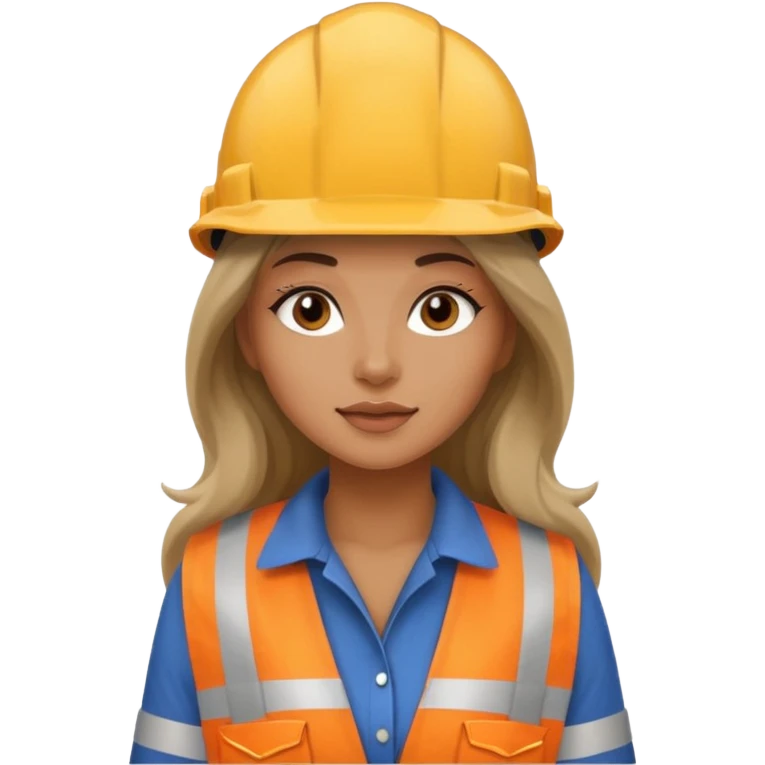 Professora de geologia mulher de cabelo comprido e sexy emoji