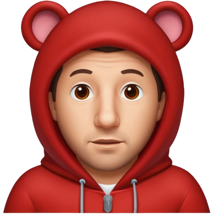 Adam Sandler red bear emoji