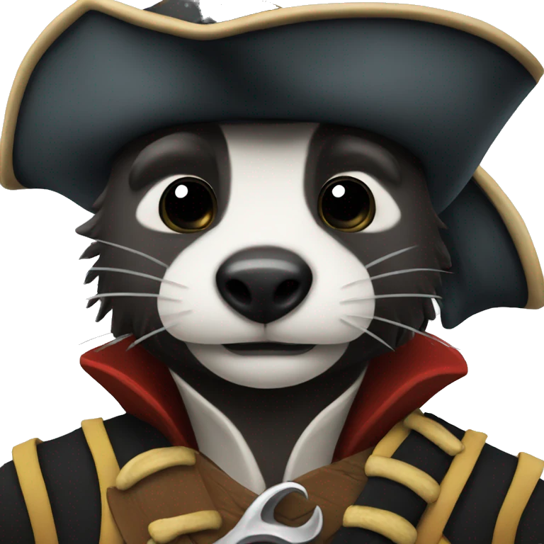 pirate badger emoji