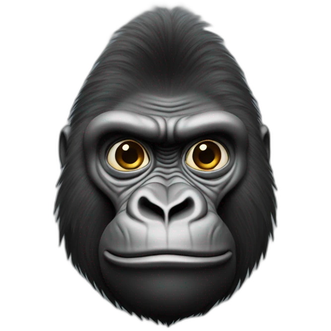 Le corps d’un gorille emoji