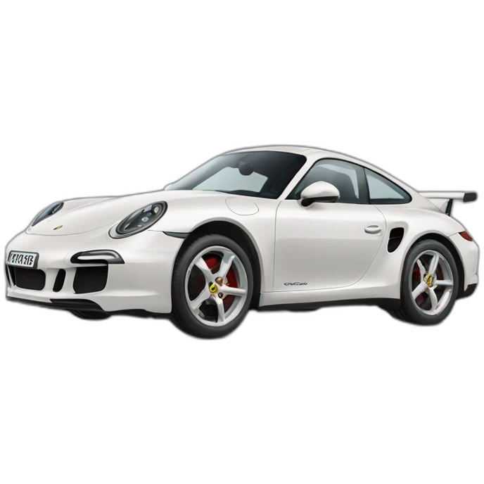 Doudou sur Porsche emoji