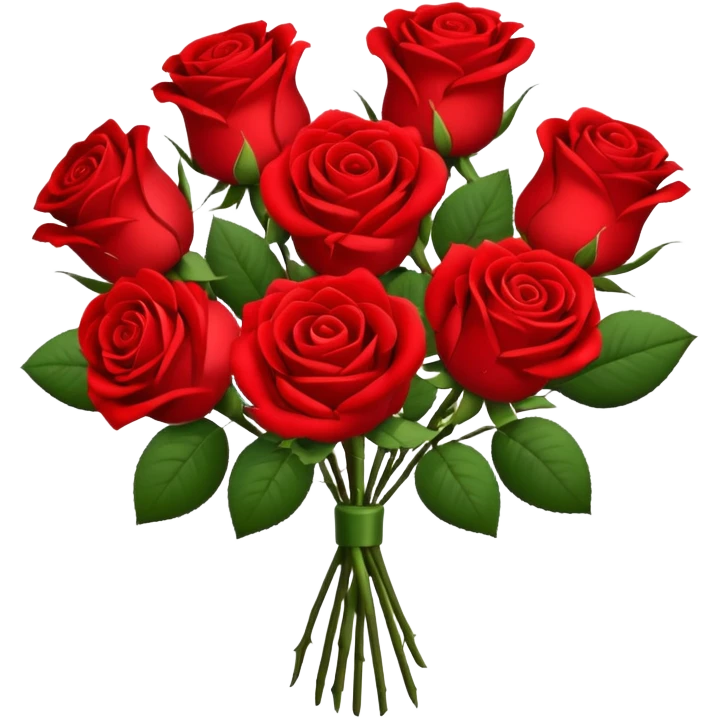 bouquet of roses emoji