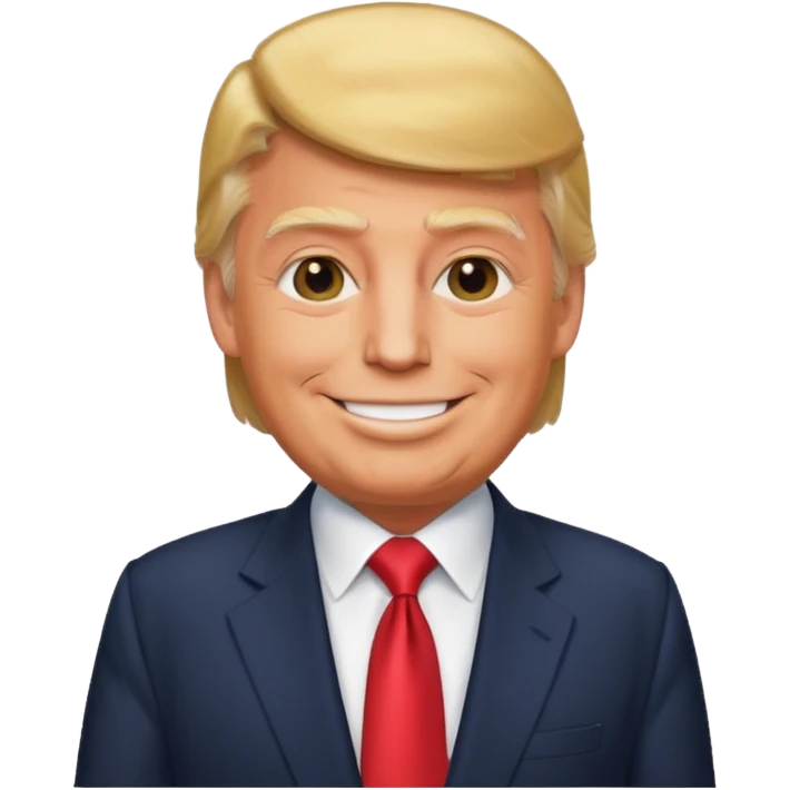 Trump is the goat emoji
