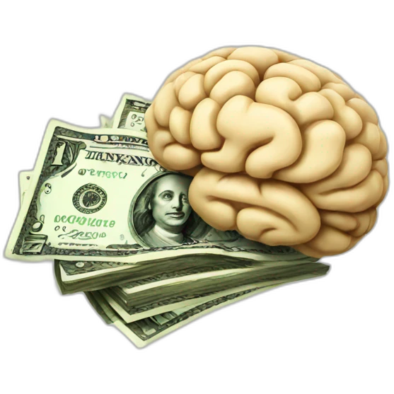 Money and brain  emoji