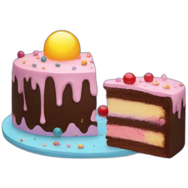 Space cake emoji