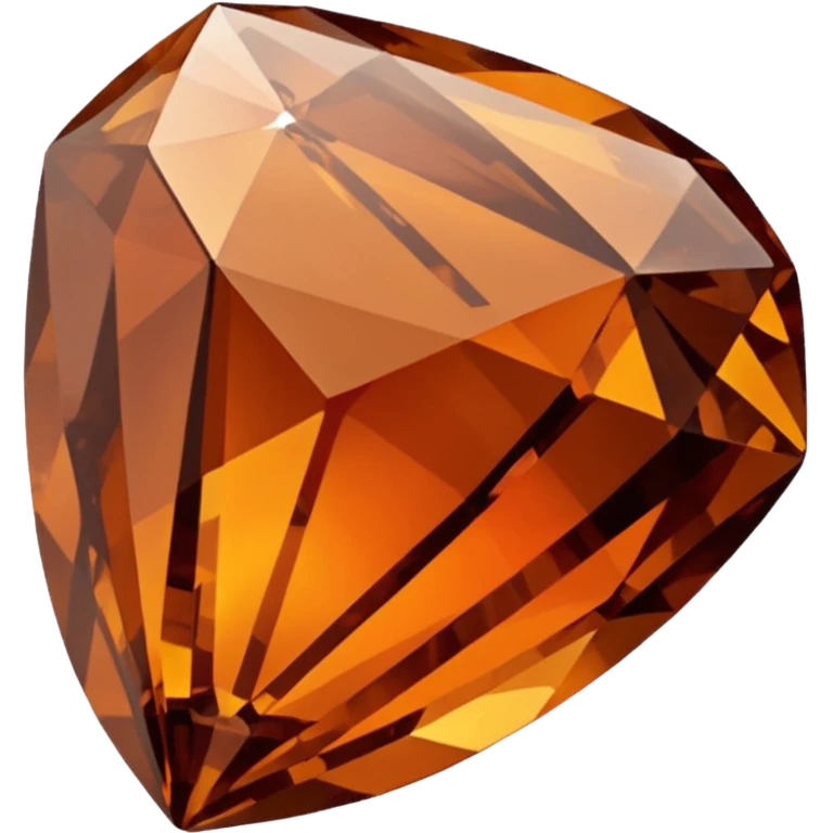 chatoyant gemstone crystal brown and dark orange 3d png background layers emoji
