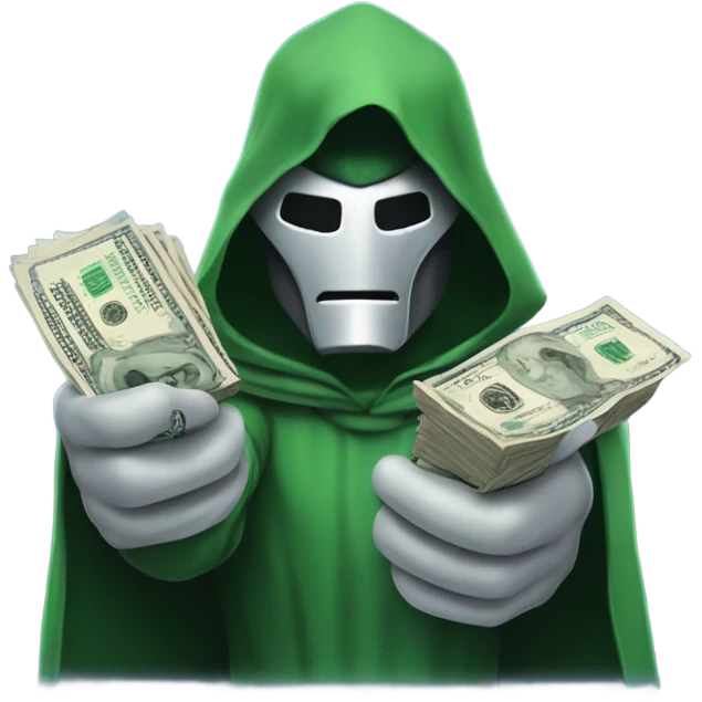 Doctor doom offering money emoji