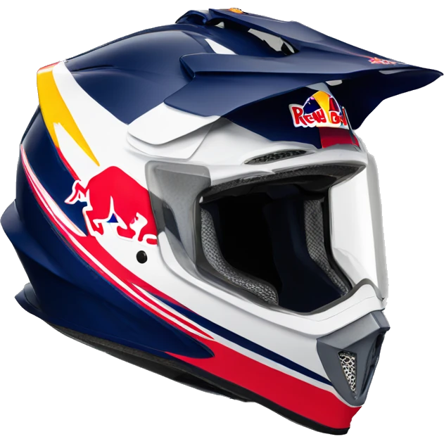 redbull dirtbike helmet emoji