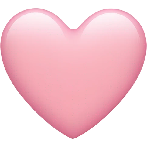 baby pink hart emoji