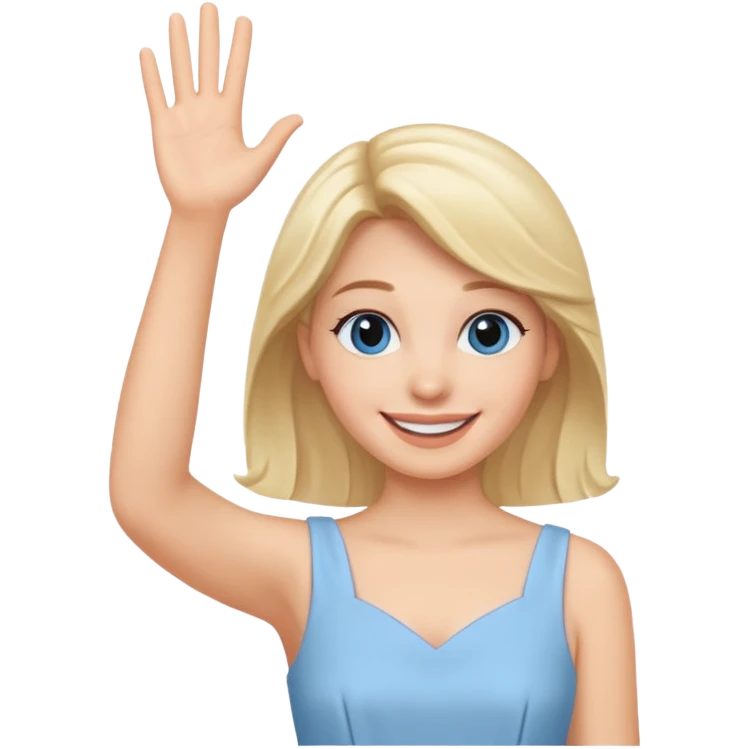 carita saludando  emoji