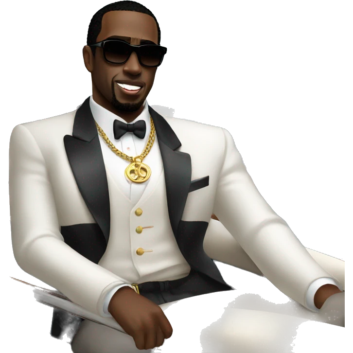 P. Diddy on a yacht  emoji