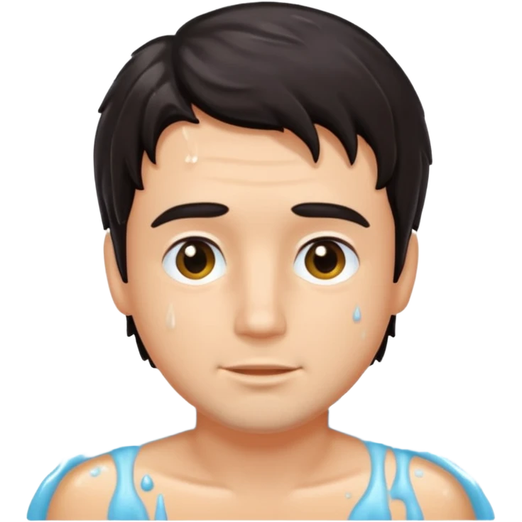 hair washing men  emoji