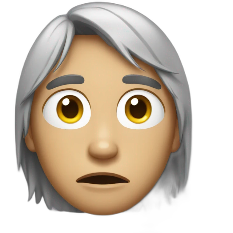 cool but crying emoji