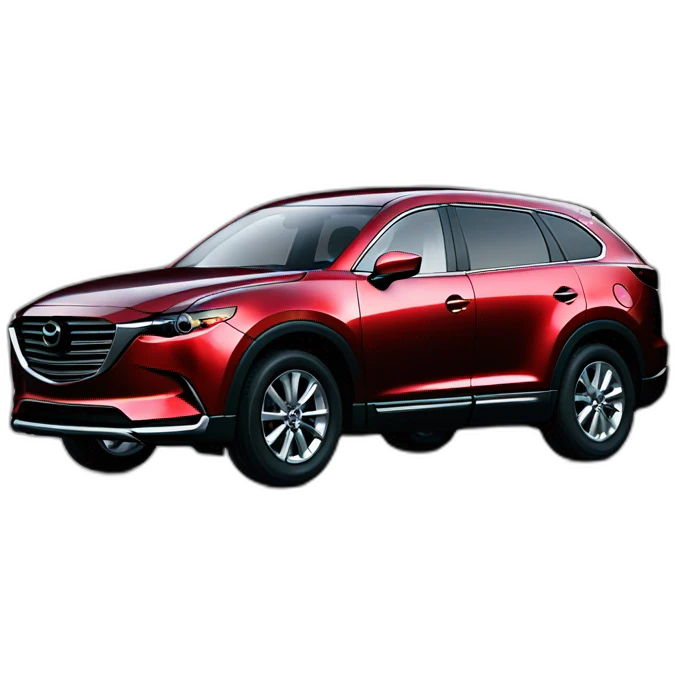 Mazda-cx9-2008-red emoji