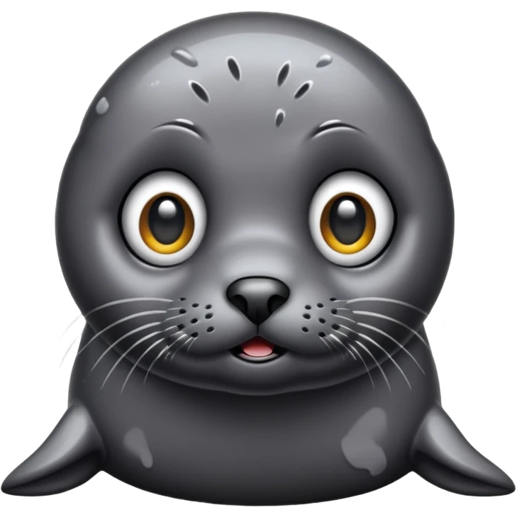 Seal surprises emoji