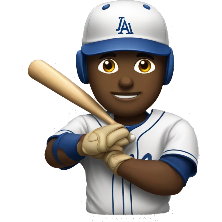 Baseball player in landers emoji