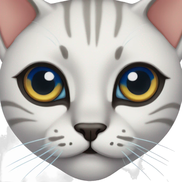 Gato siamés de ojos azules emoji